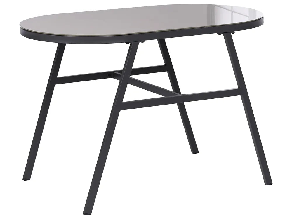 Bistro Set Metal Grey Byrel