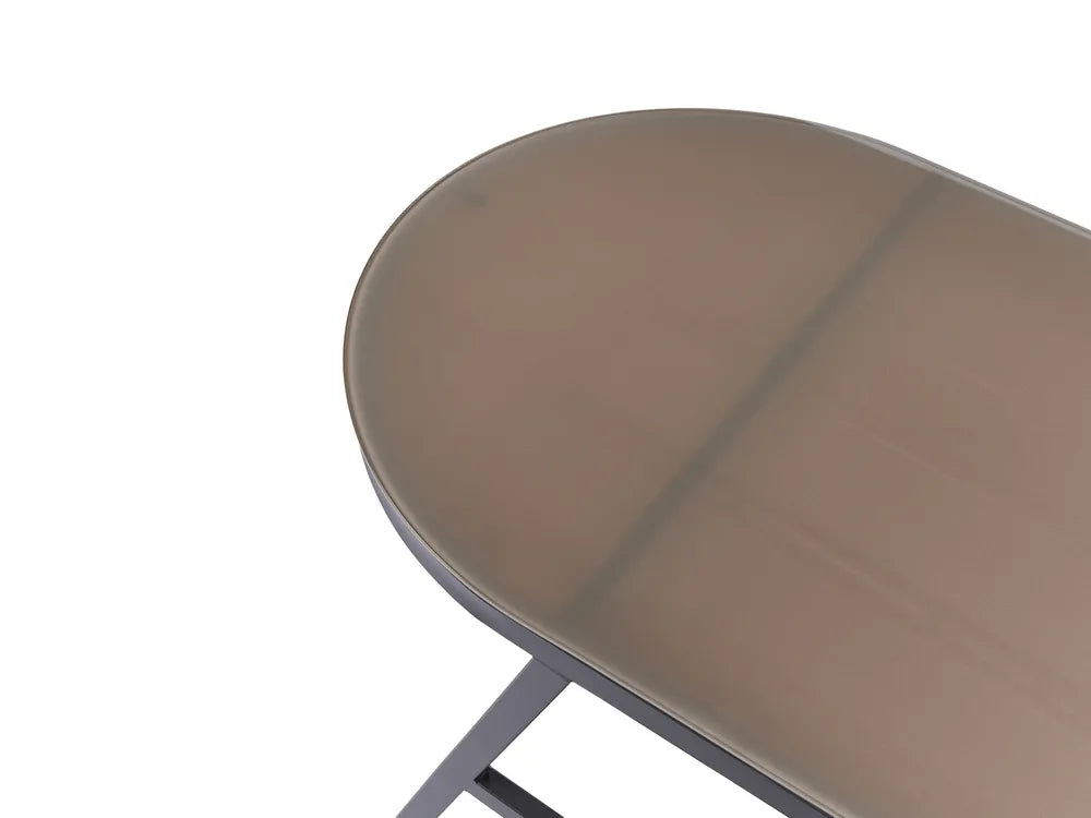 Bistro Set Metal Grey Byrel