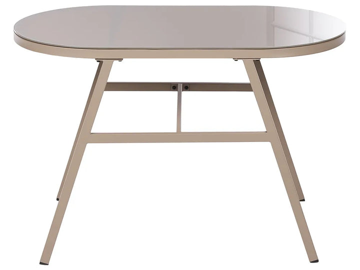 Bistro Set Metal Taupe Byrel