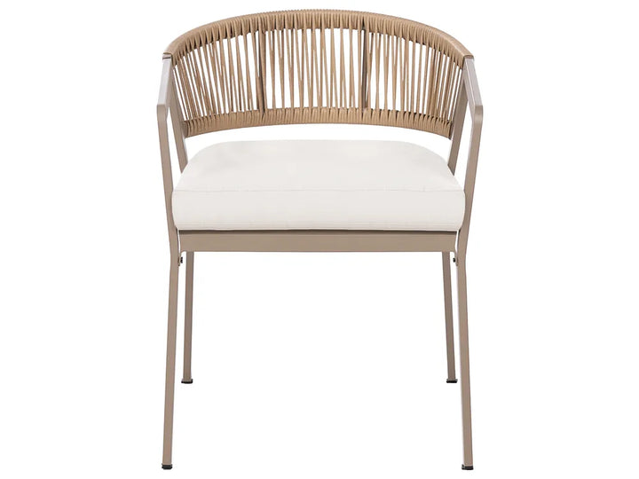 Bistro Set Metal Taupe Byrel