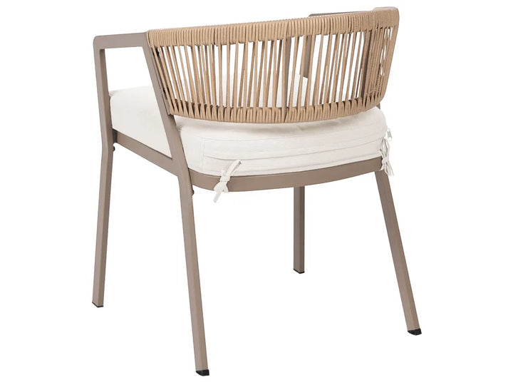 Bistro Set Metal Taupe Byrel