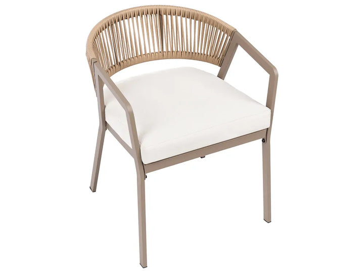 Bistro Set Metal Taupe Byrel