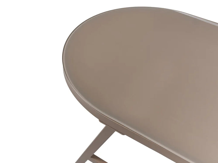 Bistro Set Metal Taupe Byrel