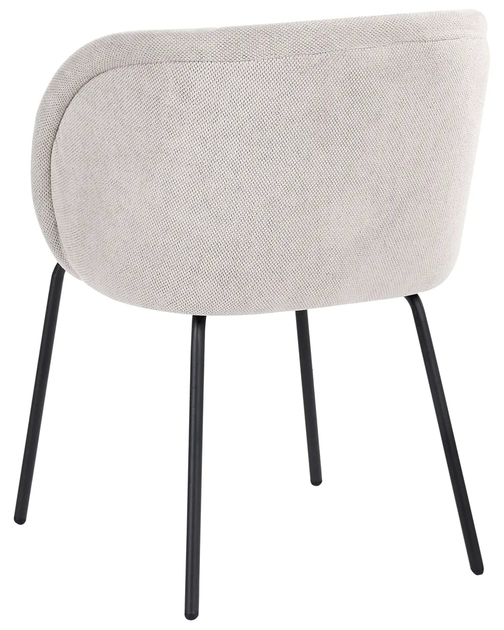 Set of 2 Dining Chairs Fabric Off-White Myxi