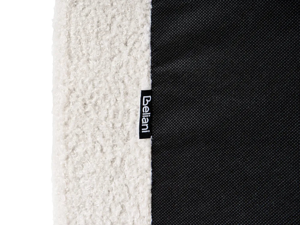 Ottoman Bed Boucle 180 x 200 cm (EU Super King) Off-White Luke