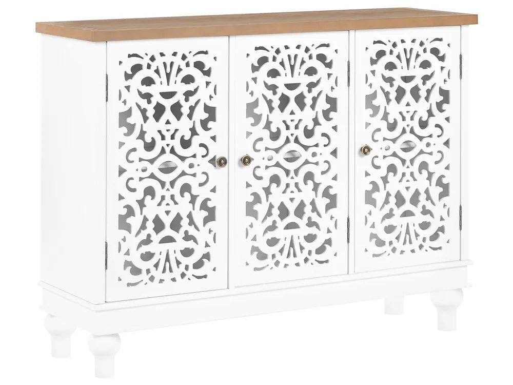 3 Door Sideboard White Denice