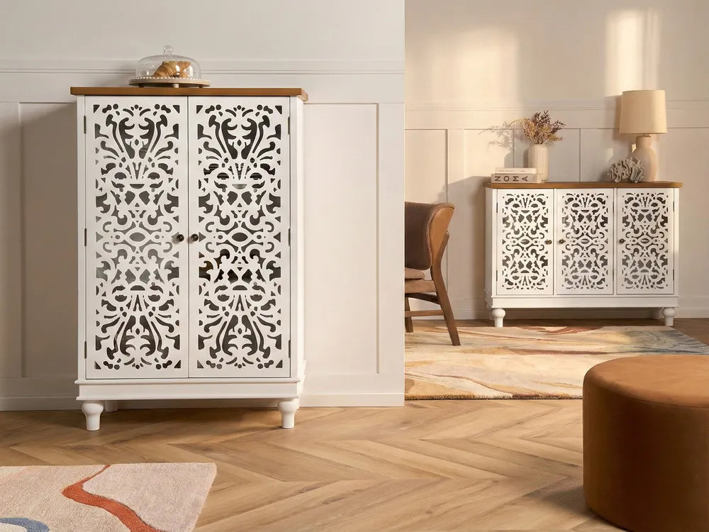 3 Door Sideboard White Denice
