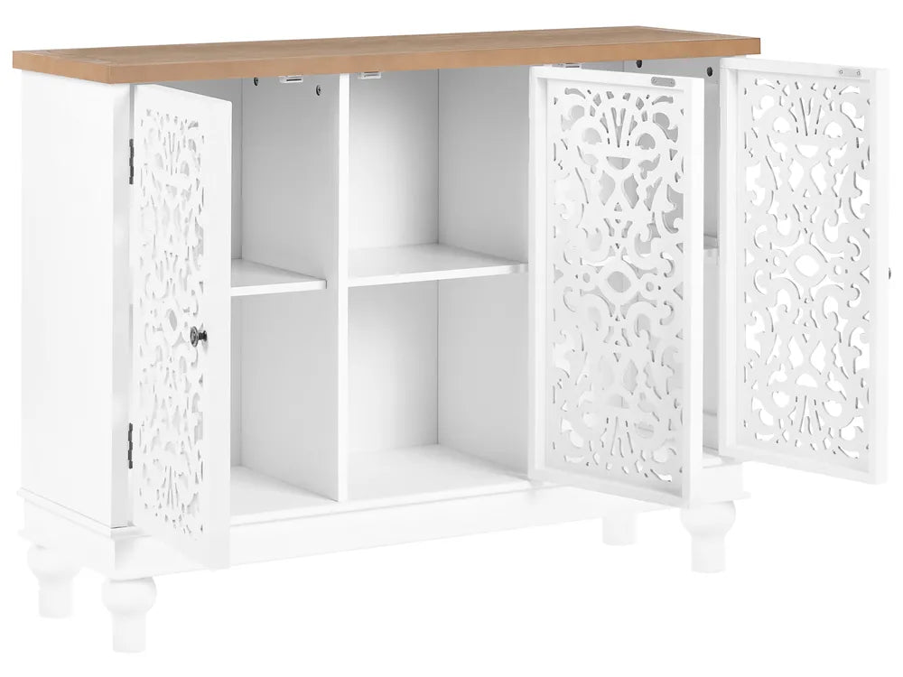 3 Door Sideboard White Denice