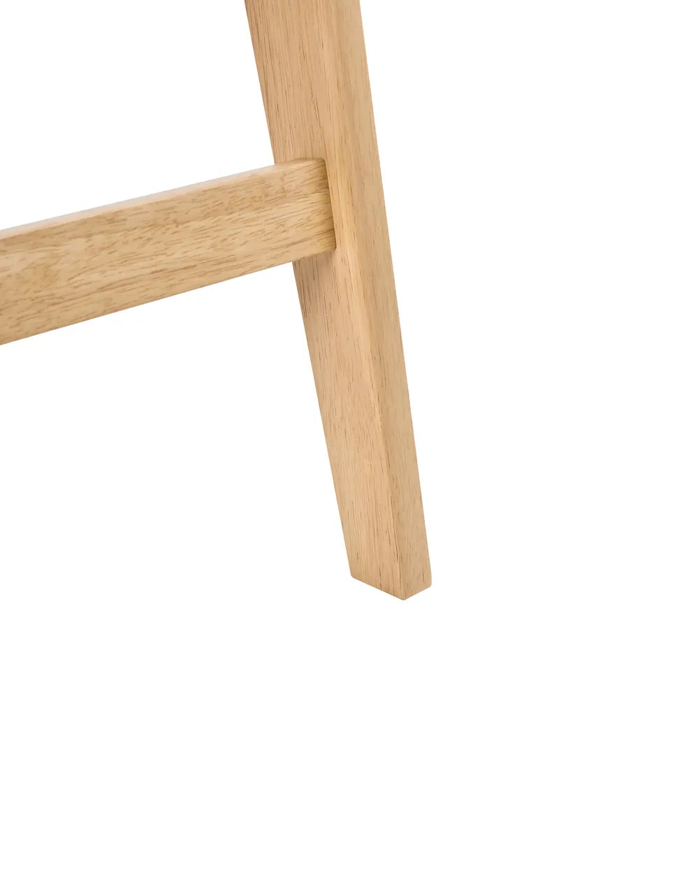 Set of 2 Bar Chairs Wood Light Brown/ Beige Bernie