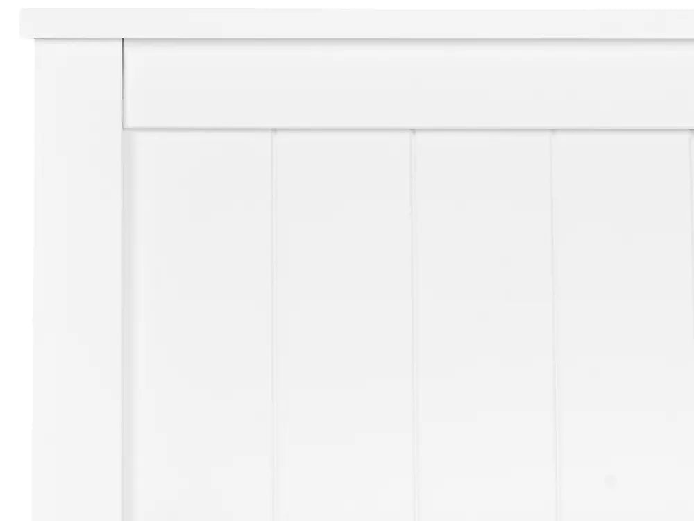 Bed Pine Wood  140 x 200 cm (EU Double) White Jia