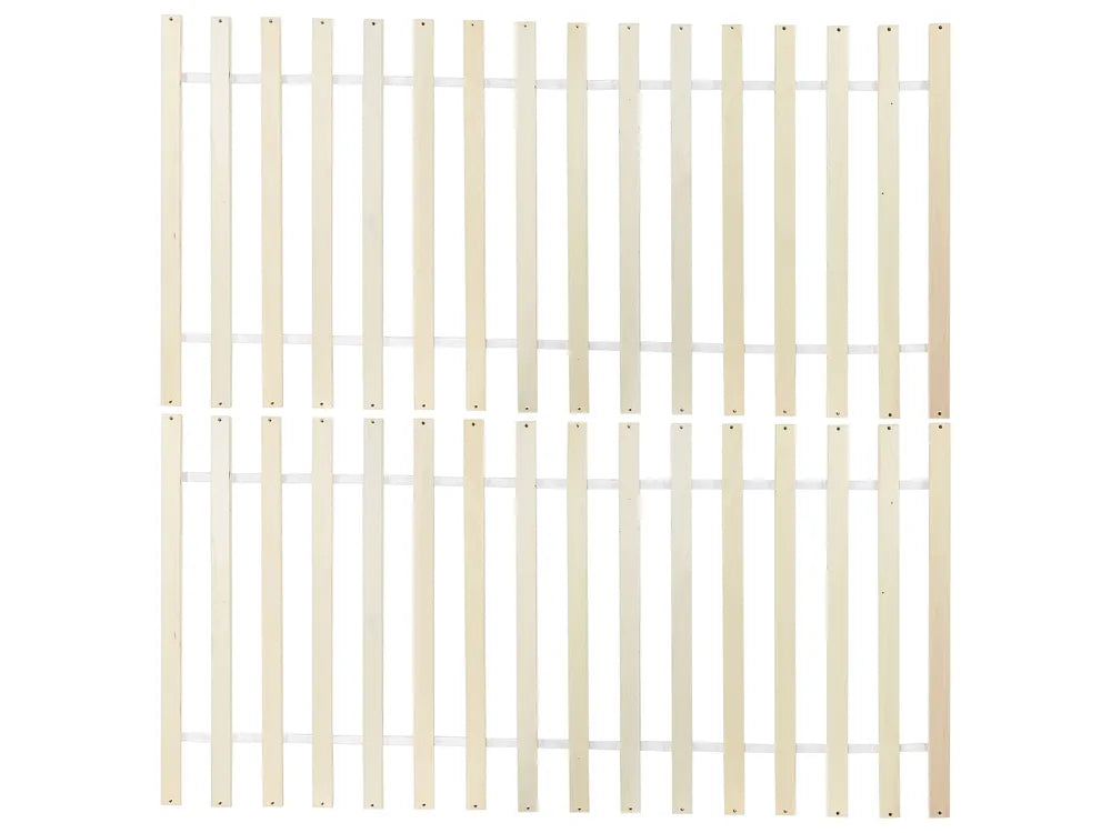 Bed Pine Wood 160 x 200 cm (EU King Size) White Carol