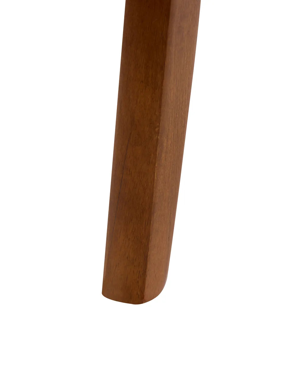 Set of 2 Dining Chairs Wood Brown/ Light Beige Polo
