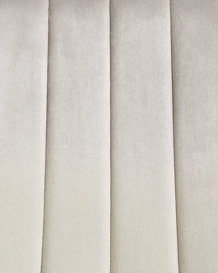 Set of 4 Dining Chairs Velvet Beige Brelle