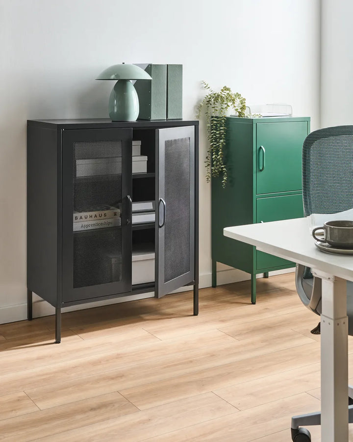 Cabinet Metal Black Justine