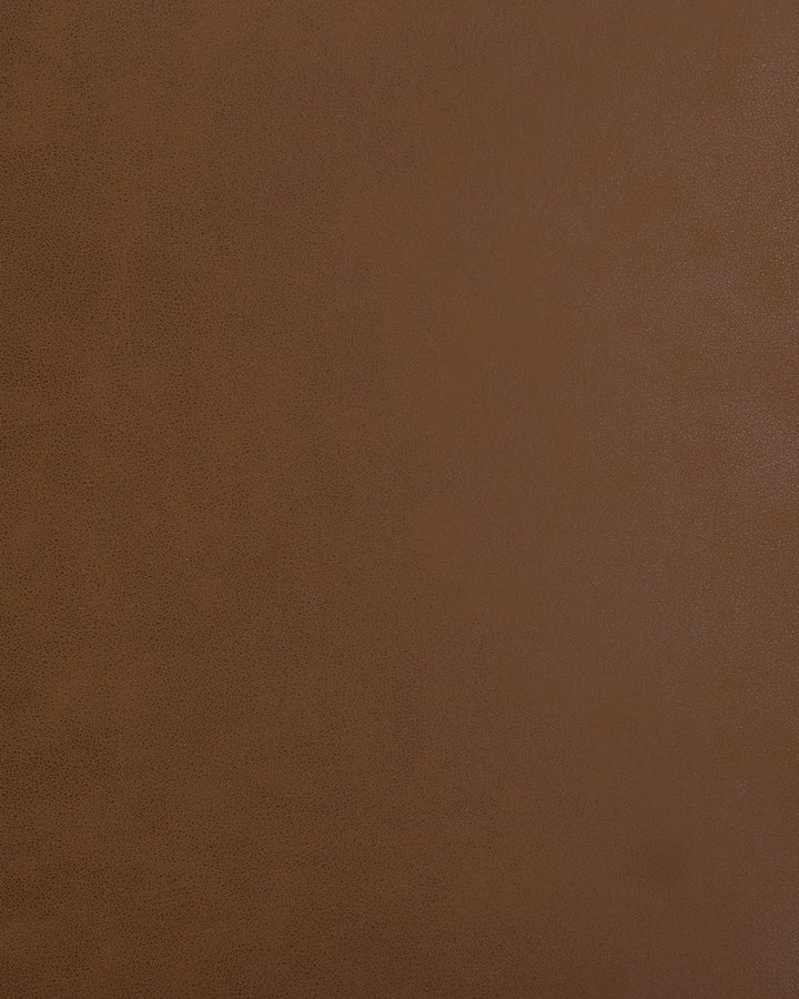 Dining Chair Faux Leather Golden Brown Texas