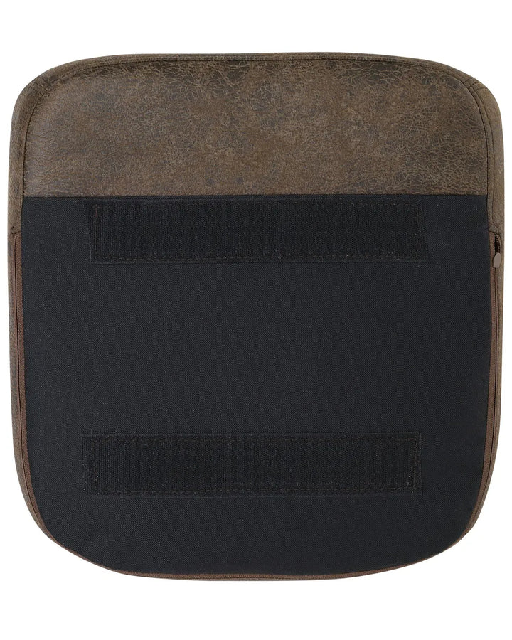Dining Chair Faux Leather Dark Brown Texas