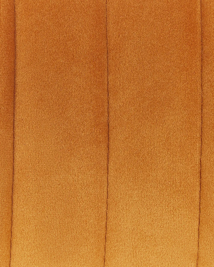 Set of 2 Dining Chairs Velvet Orange York