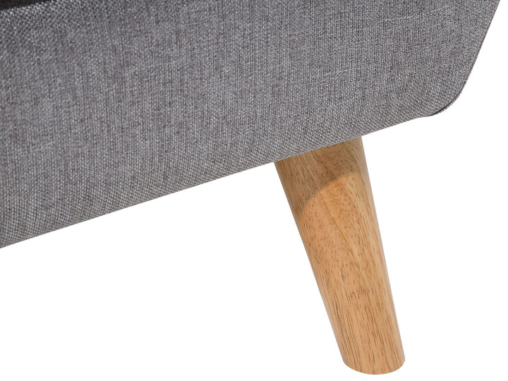 Motala Left Hand Fabric Corner Sofa Grey