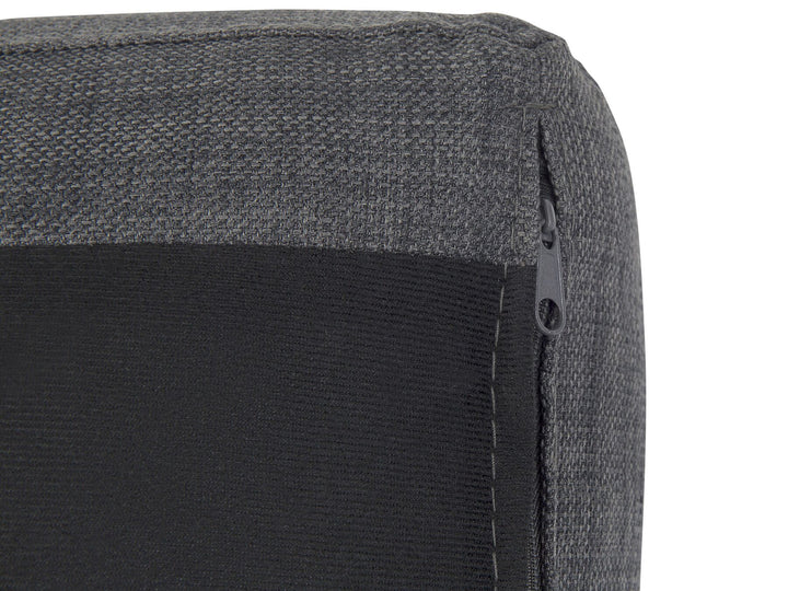 Kiruna Right Hand Fabric Corner Sofa Dark Grey