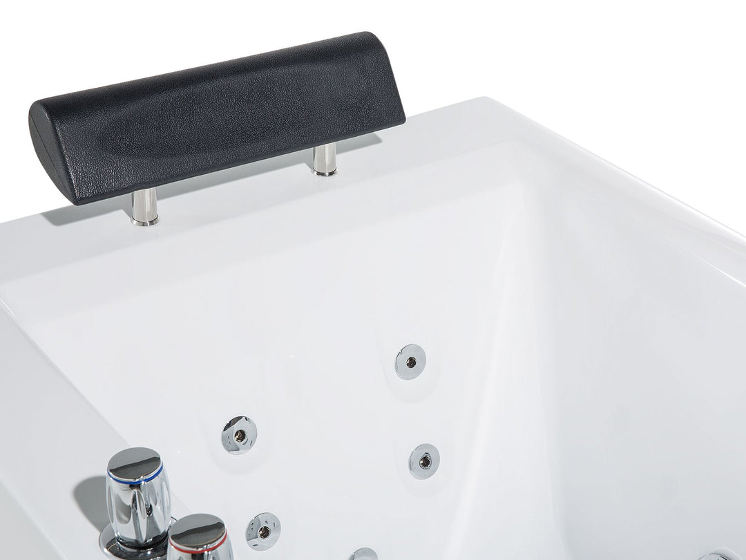 Whirlpool Bath with LED 1720 x 830 mm White Montego