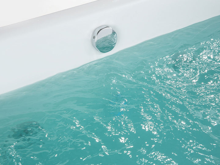 Whirlpool Bath with LED 1720 x 830 mm White Montego