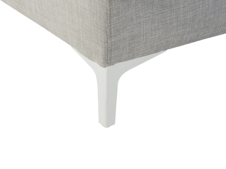 Kiruna Right Hand Fabric Corner Sofa Light Grey