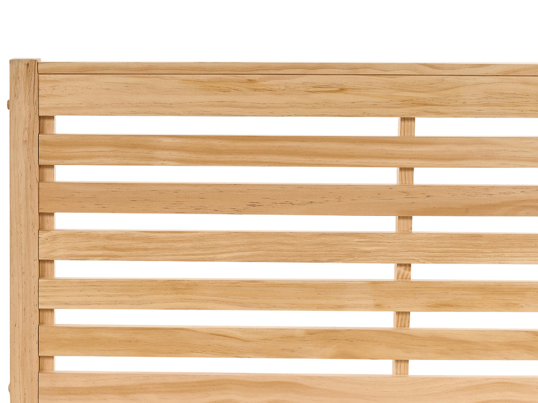 Bed Pine Wood 160 x 200 cm (EU King Size) Light Brown Keith
