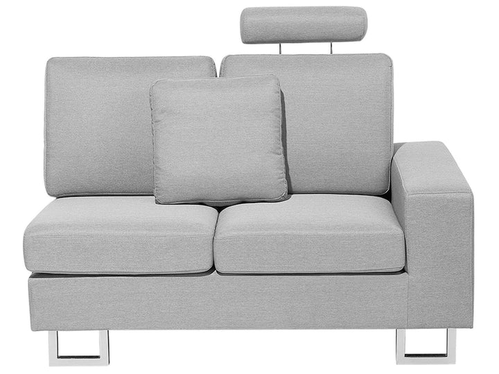 Stockholm Right Hand Corner Fabric Sofa Light Grey