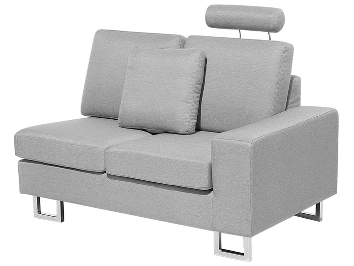 Stockholm Right Hand Corner Fabric Sofa Light Grey