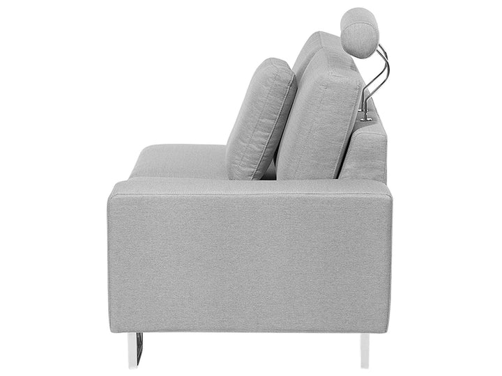 Stockholm Right Hand Corner Fabric Sofa Light Grey