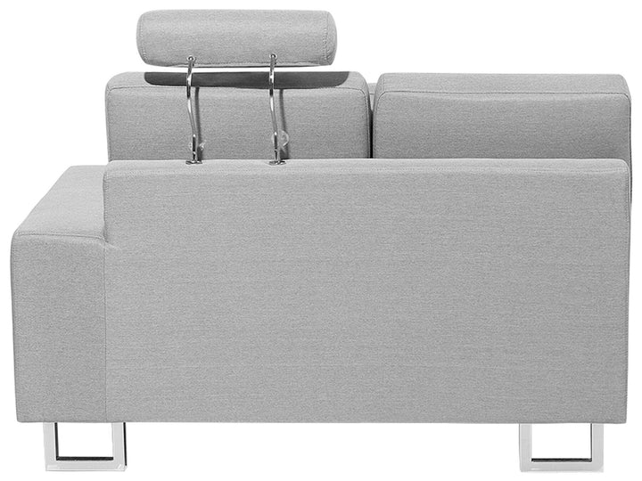 Stockholm Right Hand Corner Fabric Sofa Light Grey