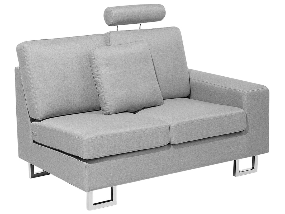 Stockholm Right Hand Corner Fabric Sofa Light Grey