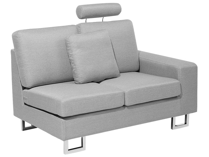 Stockholm Right Hand Corner Fabric Sofa Light Grey