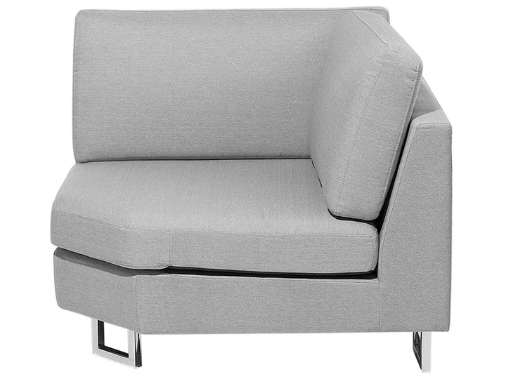 Stockholm Right Hand Corner Fabric Sofa Light Grey