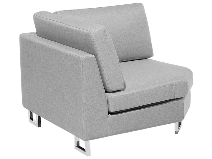 Stockholm Right Hand Corner Fabric Sofa Light Grey