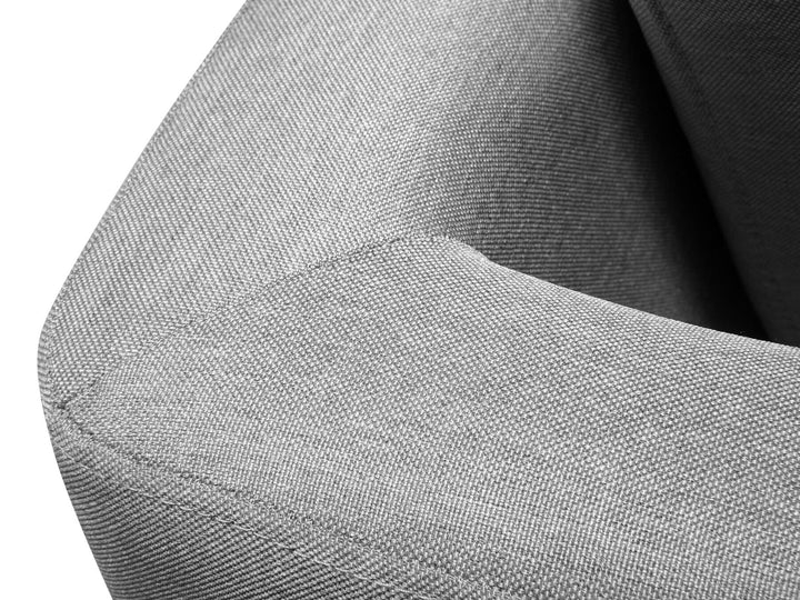 Stockholm Right Hand Corner Fabric Sofa Light Grey