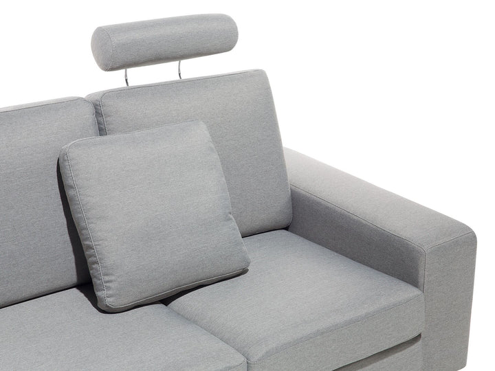 Stockholm Right Hand Corner Fabric Sofa Light Grey