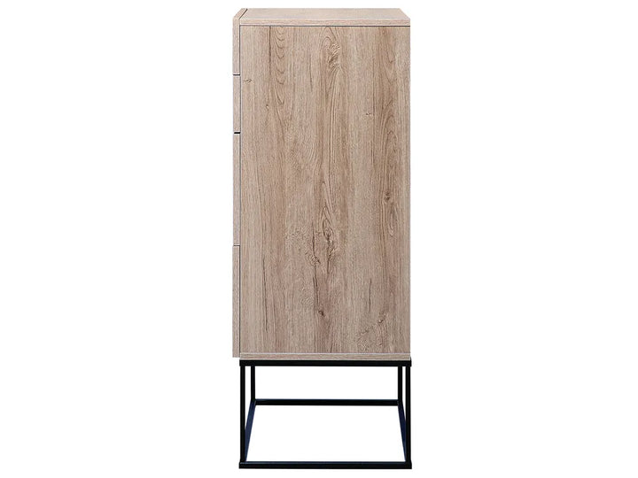 4 Drawer Chest Light Brown Brunz