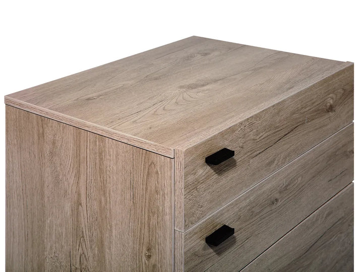 4 Drawer Chest Light Brown Brunz