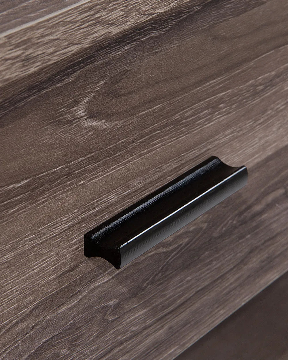 Console Table Taupe Soft-Close Drawer Runners Ferano