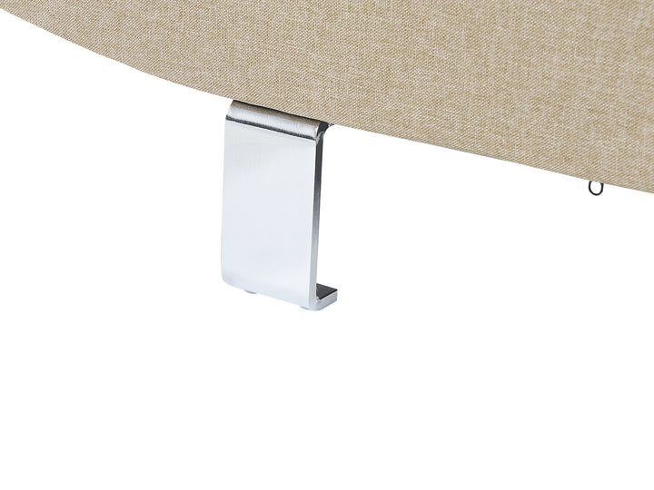 Norrea Left Hand Corner Fabric Sofa Light Beige
