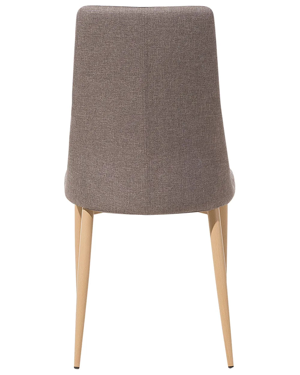 Set of 2 Dining Chairs Fabric Taupe James