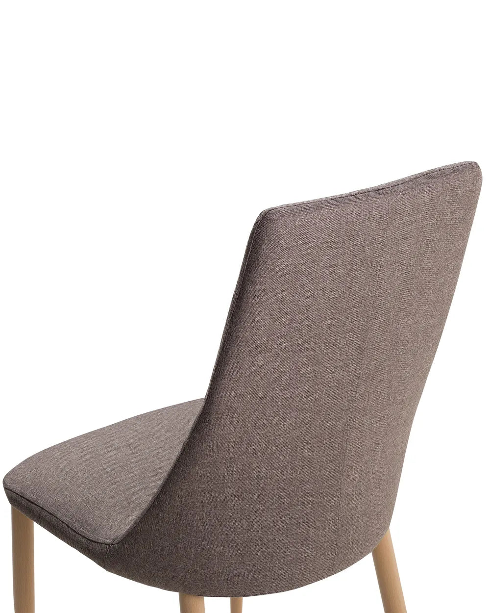 Set of 2 Dining Chairs Fabric Taupe James