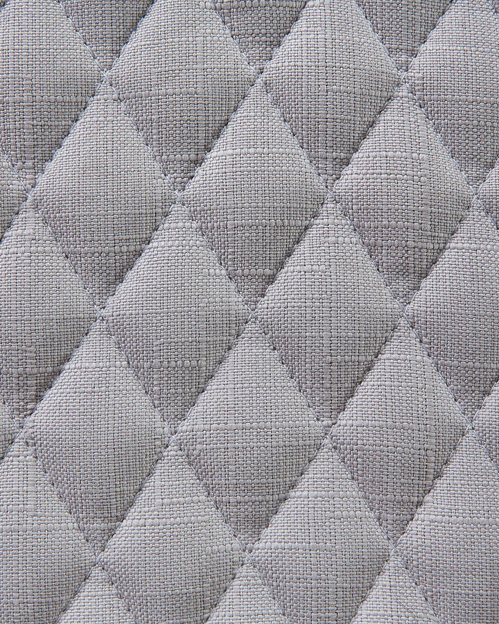 Set of 2 Dining Chairs Fabric Light Grey Demi