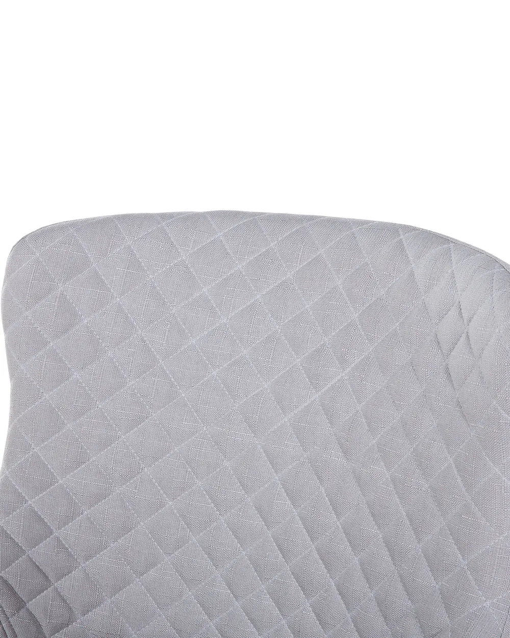 Set of 2 Dining Chairs Fabric Light Grey Demi