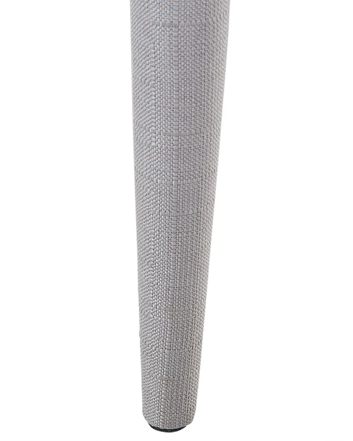 Set of 2 Dining Chairs Fabric Light Grey Demi