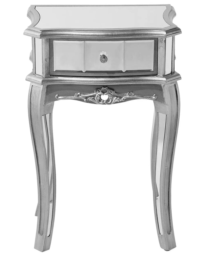 Console Table Mirrored Silver Chic Look Dovaro