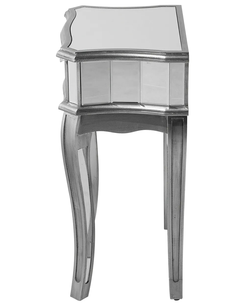 Console Table Mirrored Silver Chic Look Dovaro