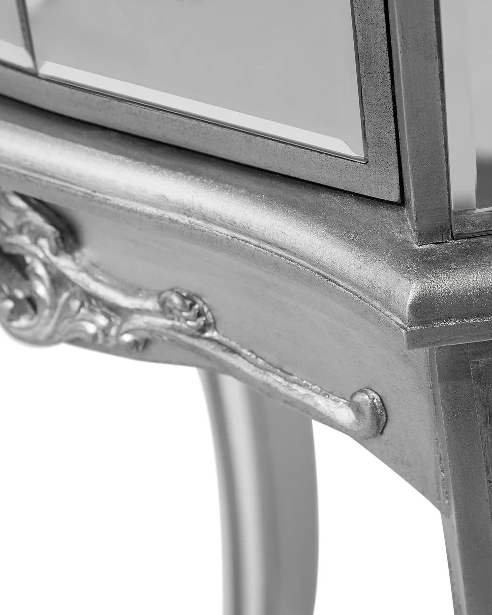 Console Table Mirrored Silver Chic Look Dovaro