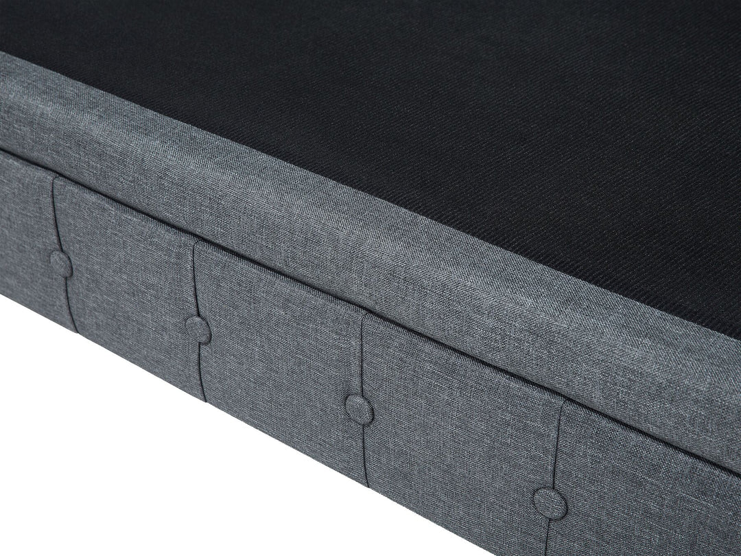 Chesterfield Right Hand Fabric Corner Sofa Grey